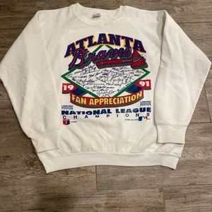 Vintage Atlanta Braves Fan Apparel sweatshirt